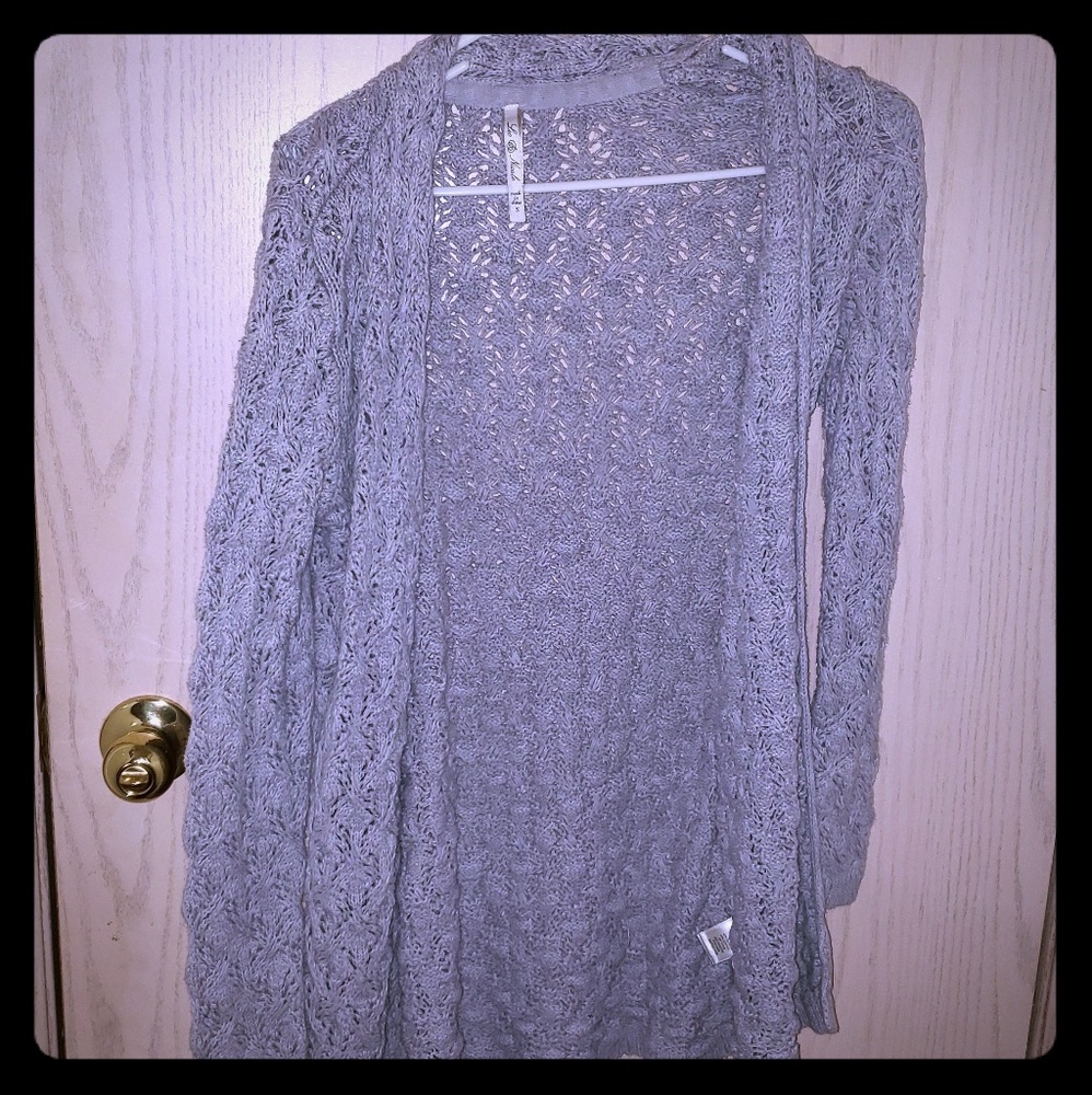 Gray sweater